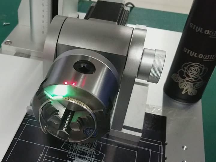 3D Fiber Laser Engraver for Deep Engraving on Sliver Bracelet