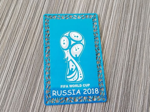 Fiber Laser Engraving Machine for 2018 FIFA World Cup Logo