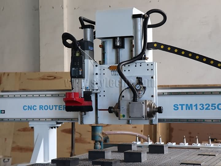 hingle work CNC router