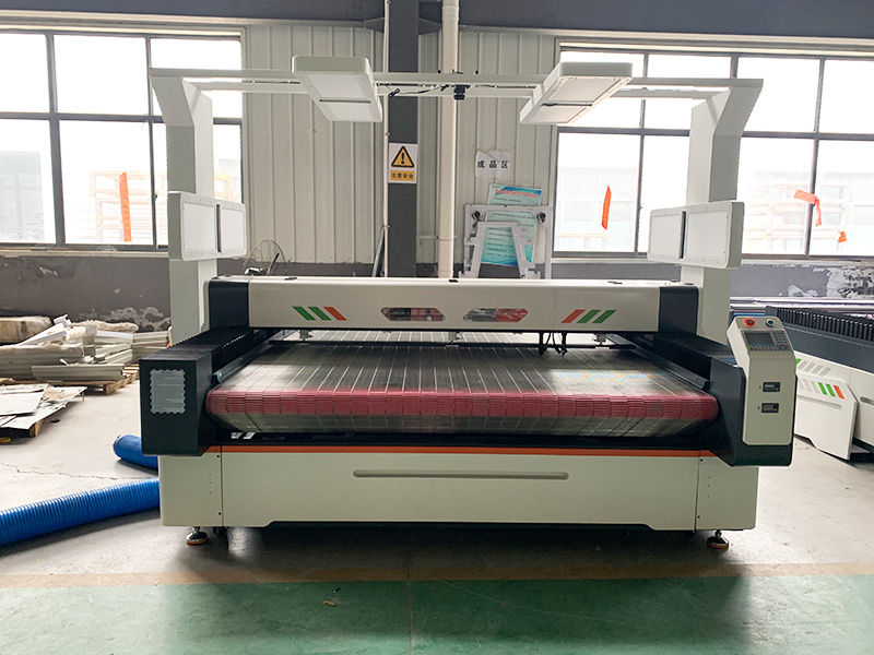Contour Laser Cutter for Printed Fabrics with CCD Camera