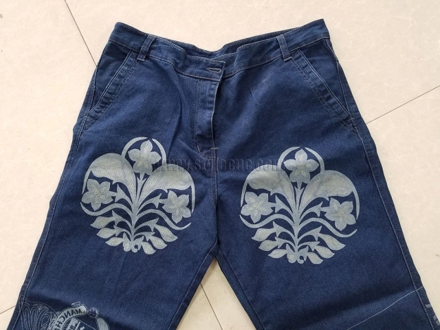 Jeans Laser Engraving Project by CO2 Laser Marking Machine