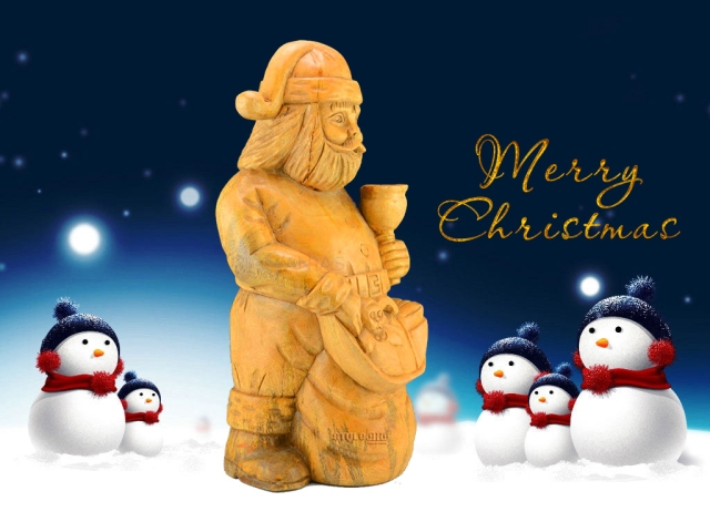 CNC Router Carving 3D Santa Claus Projects for Christmas