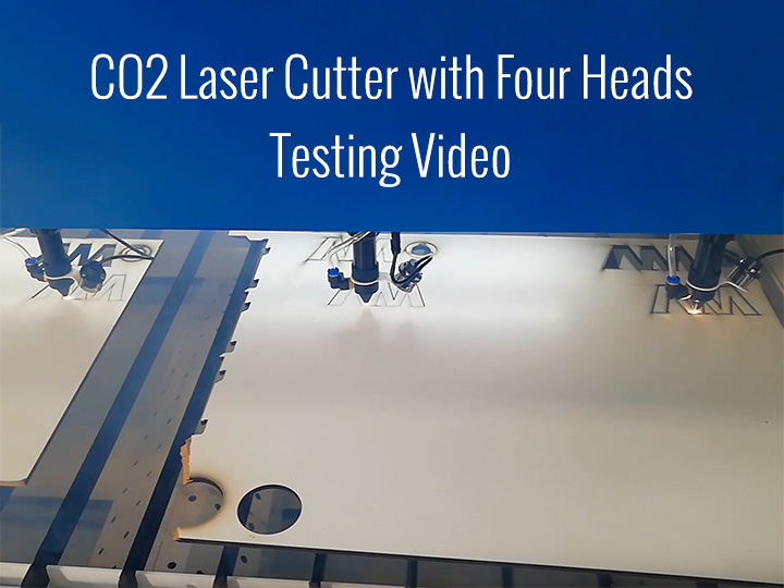 Multi-heads CO2 Laser Cutter for Plywood/MDF/Acrylic/Paper/Wood
