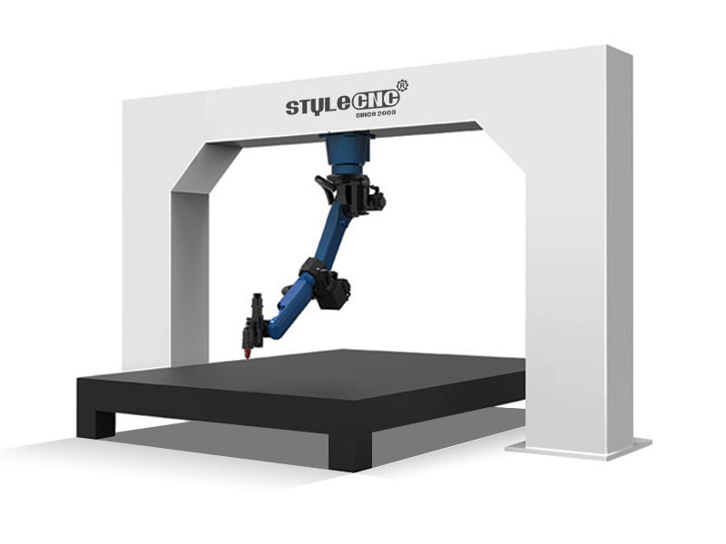 3D Robotic Laser Cutting Machine for Metal with Fiber Laser Source 3D Robotic Laser Cutting Machine for Metal with Fiber Laser Source