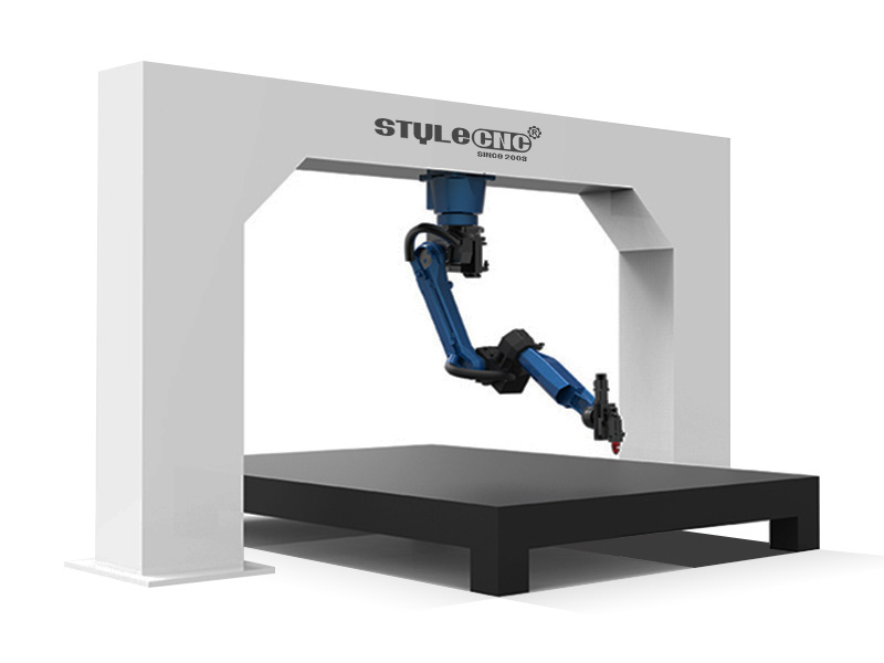 Industrial 3D Robotic Fiber Laser Cutting Machine for Metal