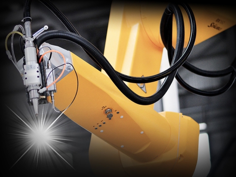 5 Axis Laser Cutting Machine with 3D Robotic Arm