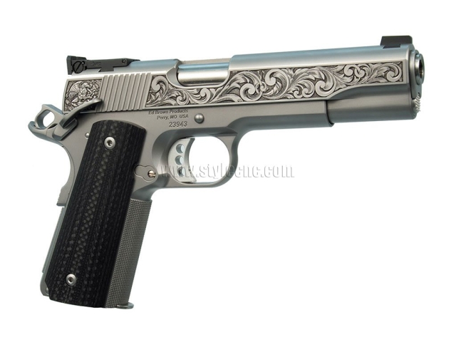 Deep laser engraving for guns of metal