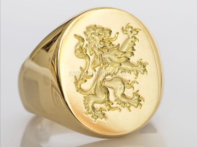 Laser Engraver for Gold Rose Gold Men Signet Rings