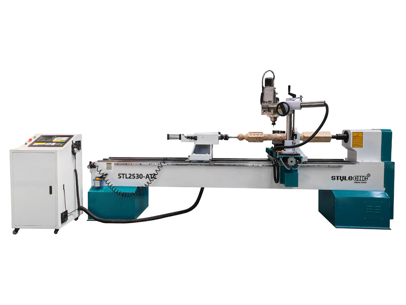 ATC CNC Wood Lathe with Automatic Tool Changer