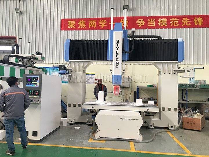 5 Axis CNC Router Machine for US Clients 5 Axis CNC Router Machine for US Clients