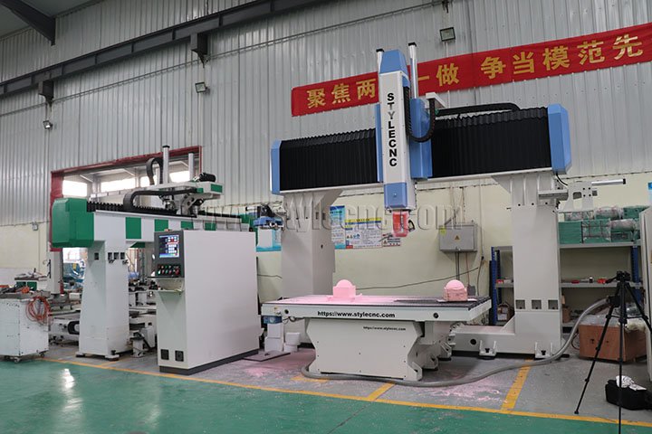 5 Axis CNC Router Machine for 3D Mold Making 5 Axis CNC Router Machine for 3D Mold Making