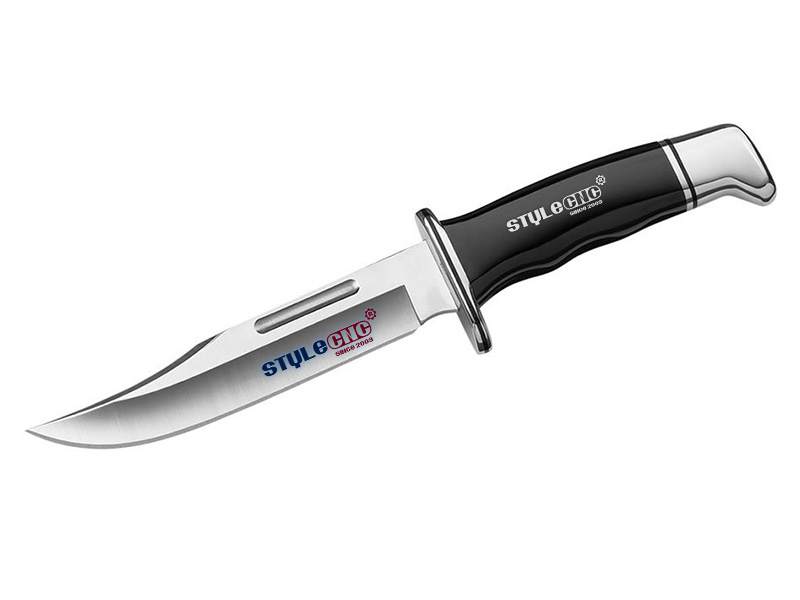 Color laser engraved knife blade and CO2 laser engraved knife handle Color laser engraved knife blade and CO2 laser engraved knife handle