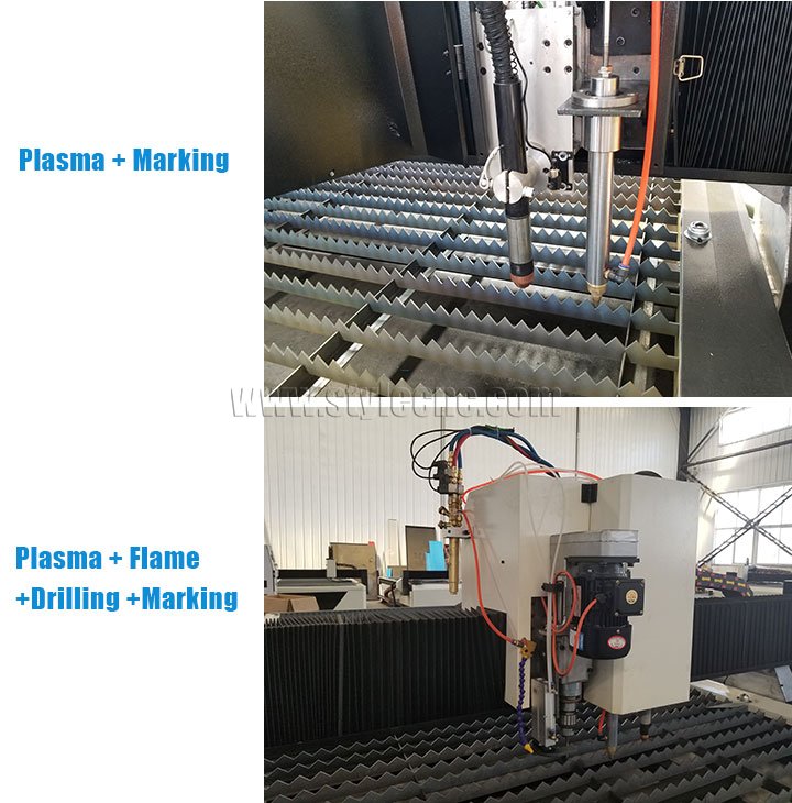 Drilling head for plasma cutting machine Drilling head for plasma cutting machine