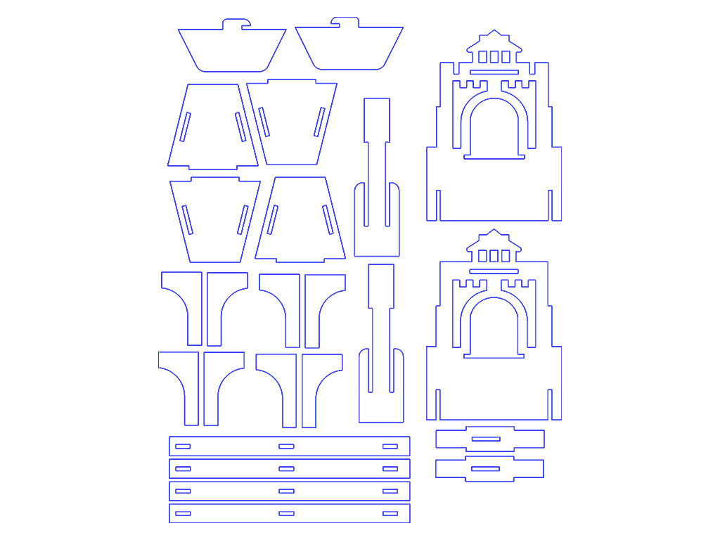 Free 3D Laser Cut Templates