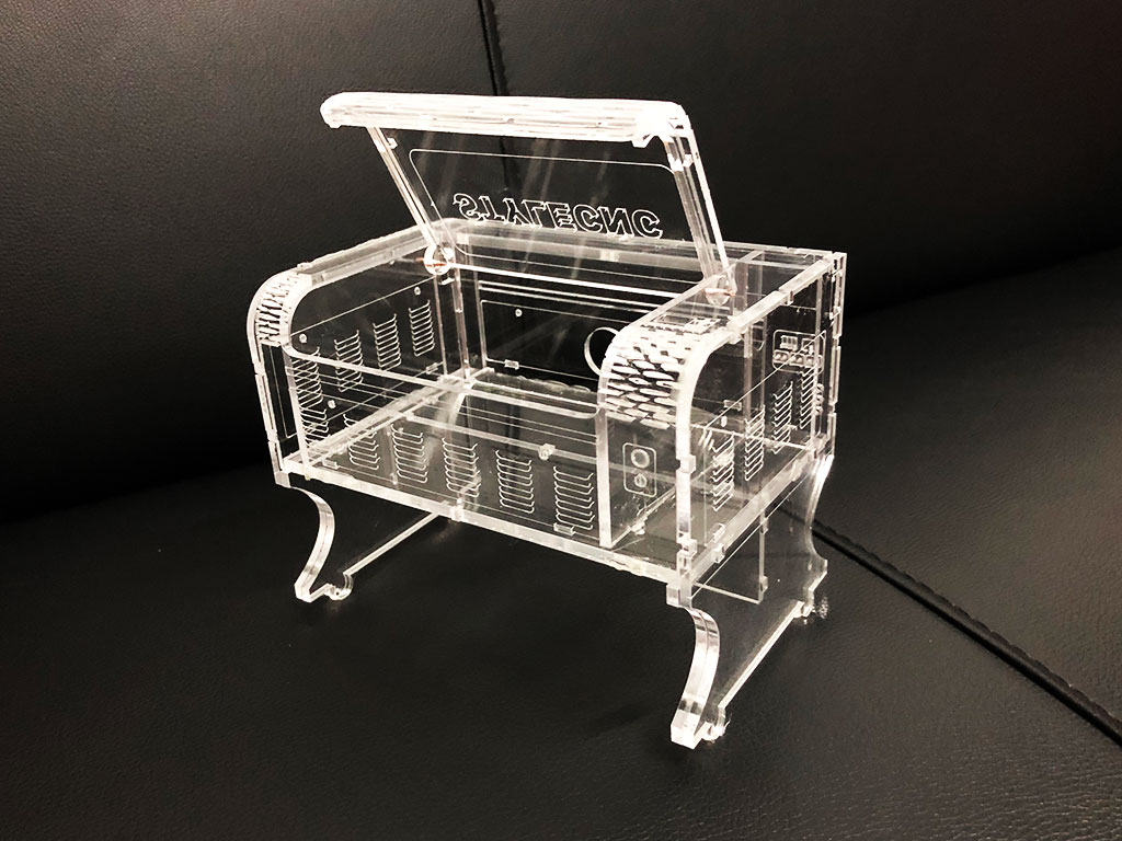 Laser Cut Clear Acrylic 3D Puzzle for CO2 Laser Cutter Kit
