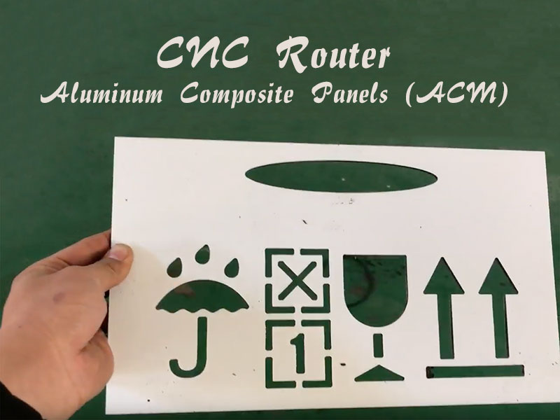 CNC Router Cutting Aluminum Composite Panels (ACM Panels)