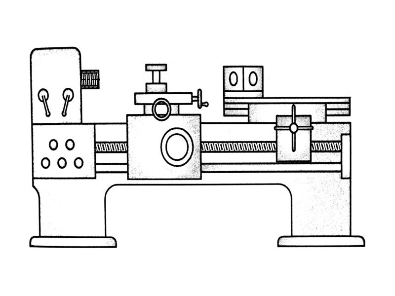 wood lathe machine parts