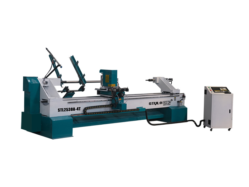 Multifunctional CNC Wood Lathe with Auto Loading System