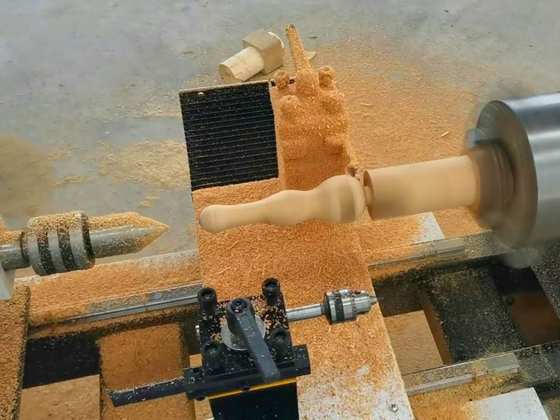 Small CNC Lathe Machine for Woodworking