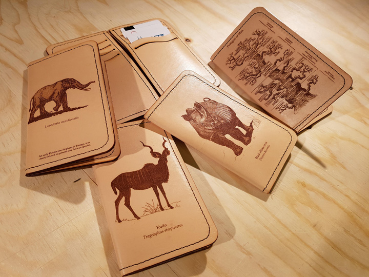Laser Engraved Custom Leather Card Holders
