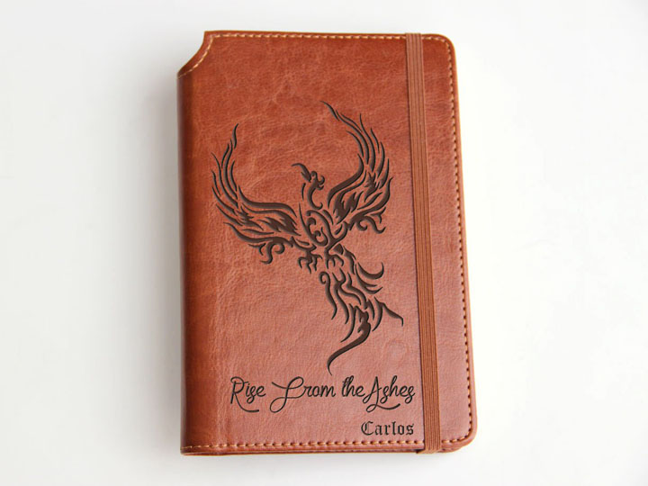 Laser Engraved Genuine Leather Journals