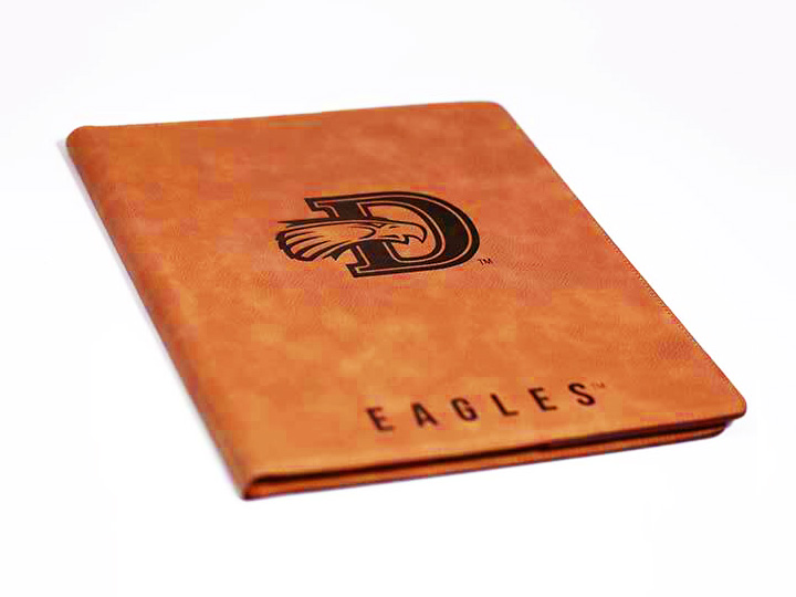 Laser Engraved Personalized Leather Portfolio with Notepad