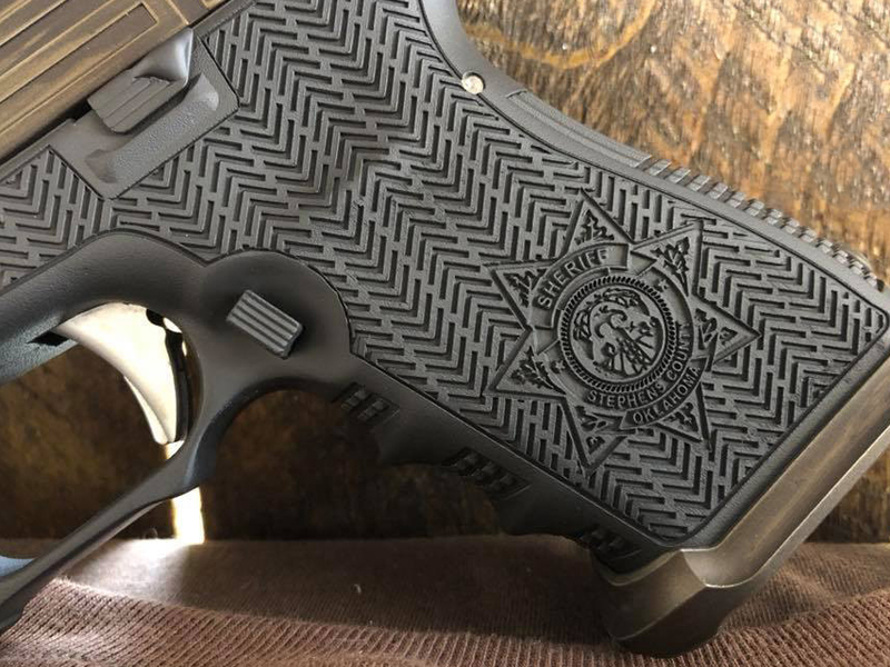 Laser Stippling Polymer Glock Grip for Guns Laser Stippling Polymer Glock Grip for Guns