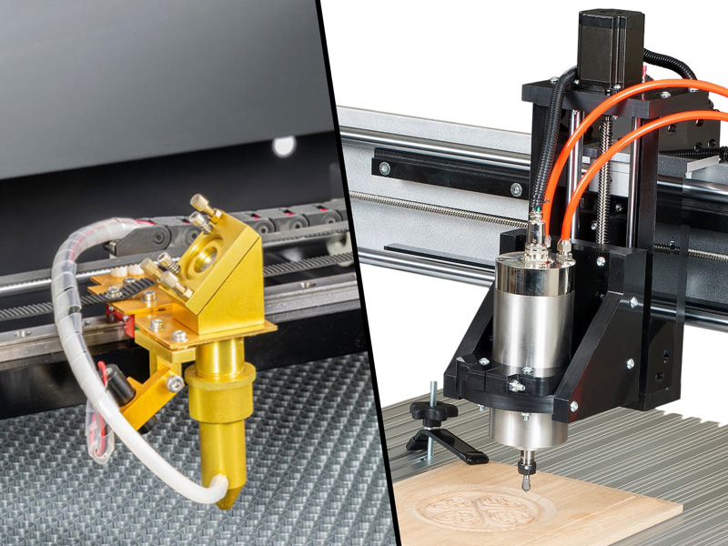 CNC Engraving Machine vs Laser Engraving Machine CNC Engraving Machine vs Laser Engraving Machine