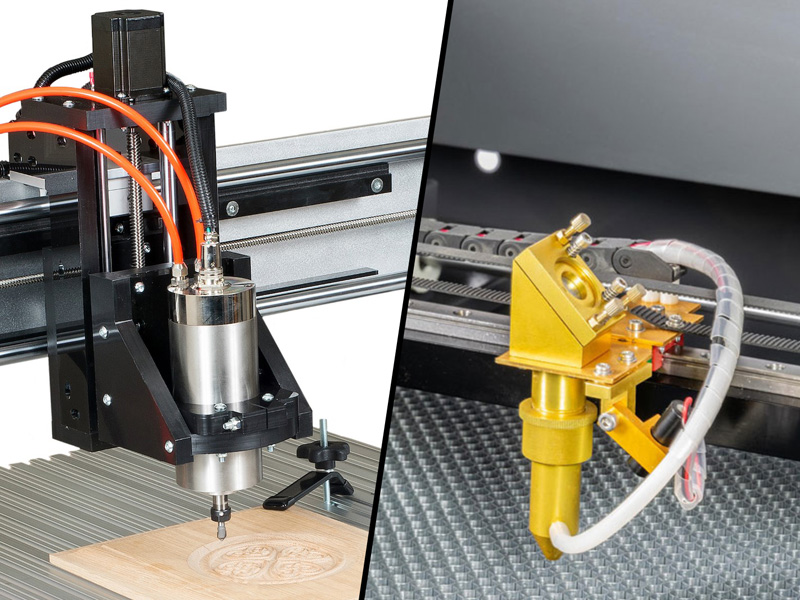 CNC Router vs Laser Engraver