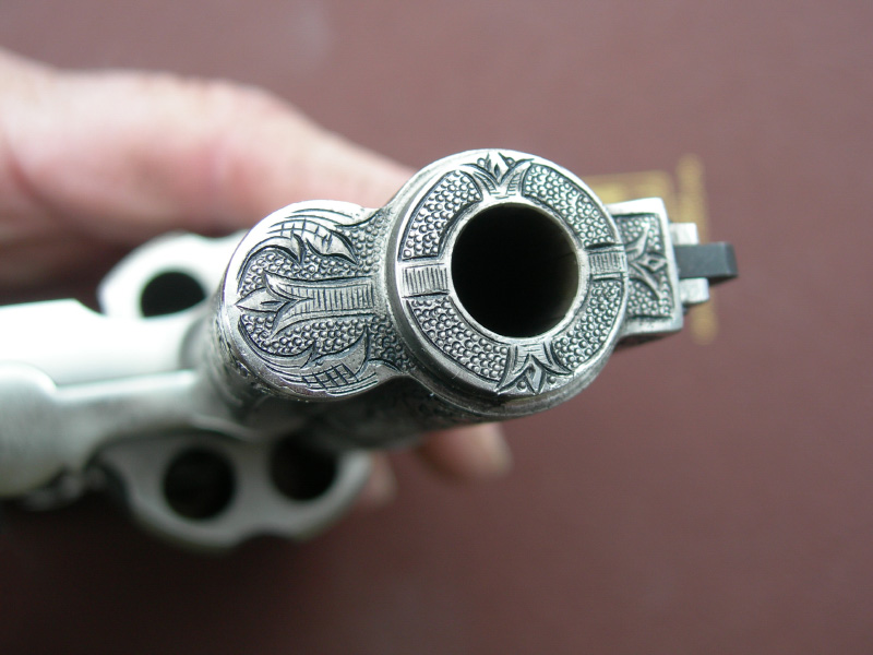Deep Laser Engraved Gun Muzzle with Metal