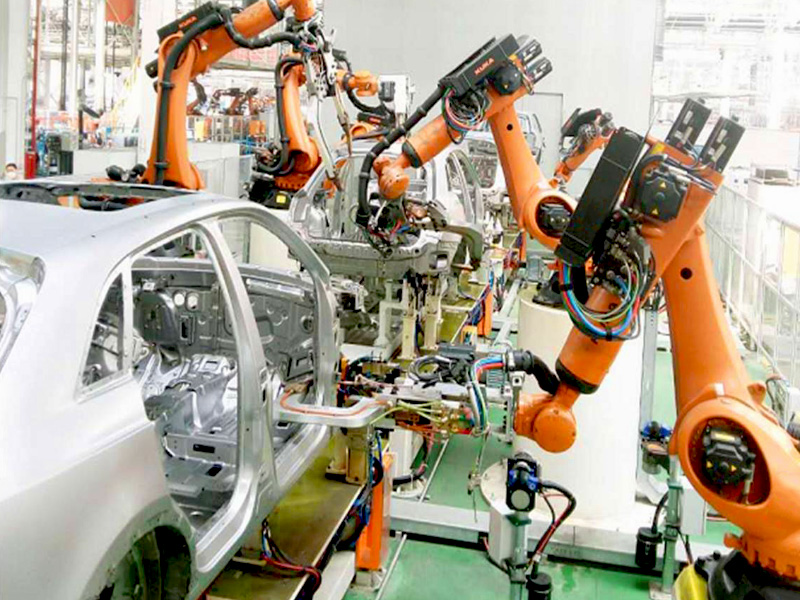 Industrial Fiber Laser Welding Robots in Automobile Manufacturing
