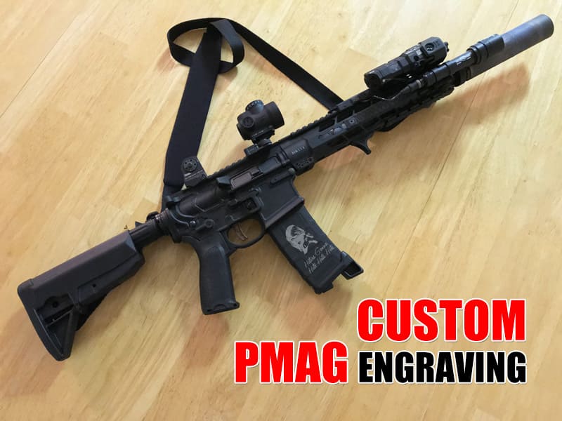 How to Custom PMAGs for Guns with Laser Stippling Machine?