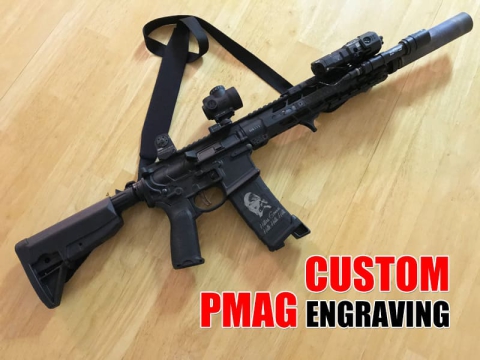 How to Custom PMAGs for Guns with Laser Stippling Machine?
