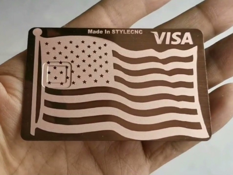 How to DIY Metal Credit Cards with Laser Engraving Machine?