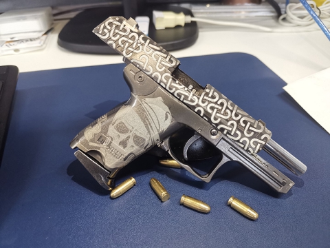 How to DIY Custom Guns with Fiber Laser Deep Engraver?