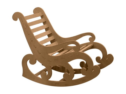 Nesting CNC Router Making Rocking Chair Projects & Files