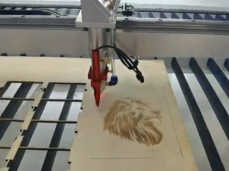 CO2 Laser Machine Engrave & Cut Wood Crafts
