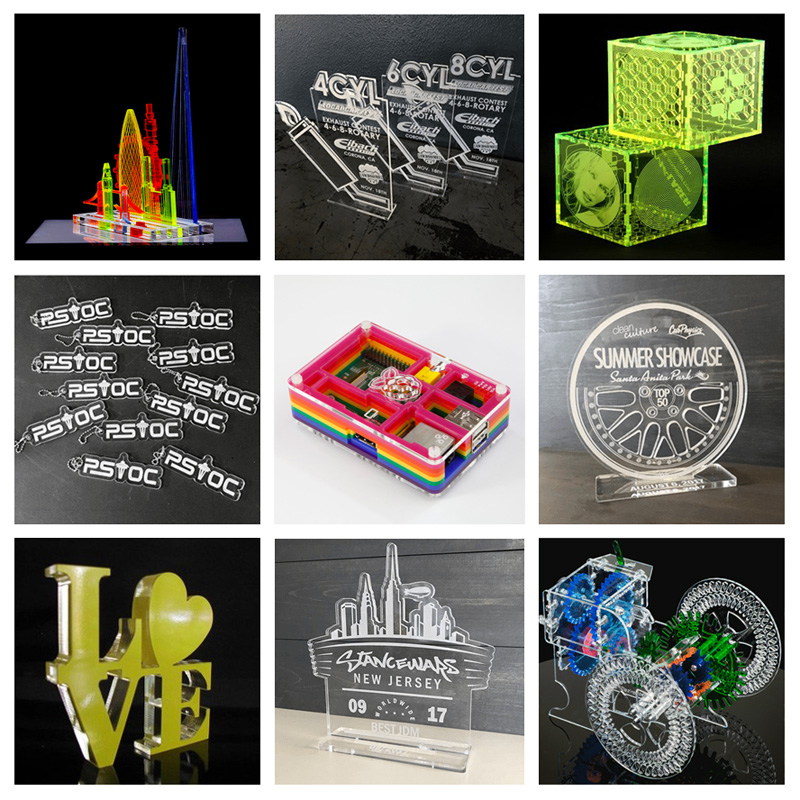 Laser Cut & Engraved Acrylic Projects