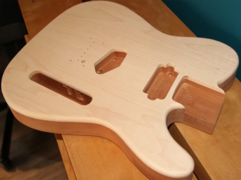 How To DIY Electric Guitar Body with Wood CNC Router Machine?