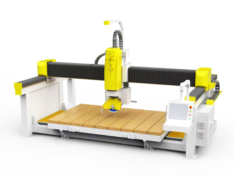 5 Axis CNC Stone Cutting Bridge Saw for Granite & Marble
