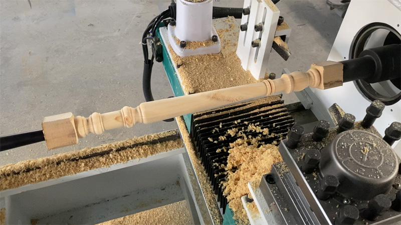 CNC Lathe Turning Wood Table Legs Projects