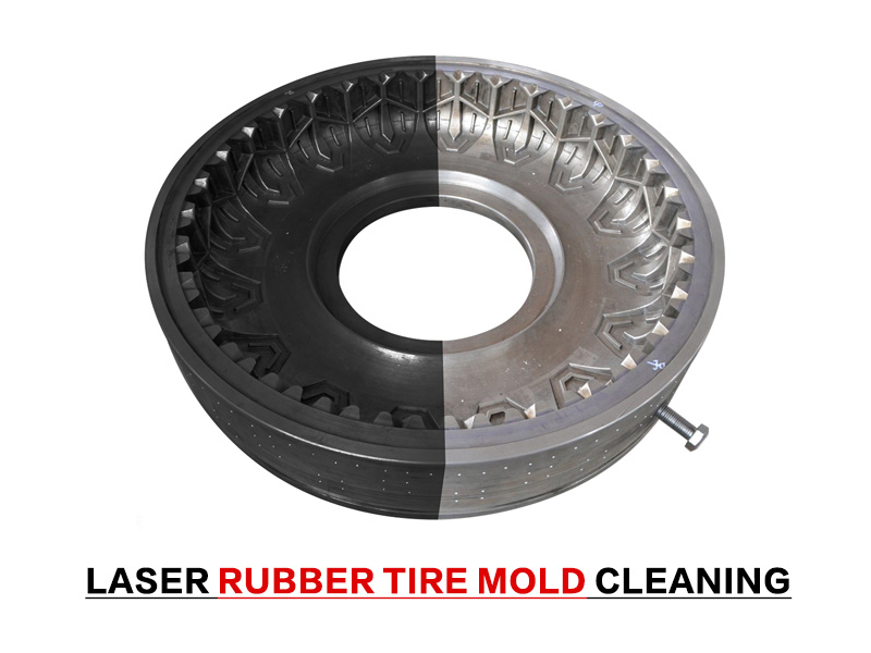 1500W Industrial Laser Cleaning Rubber Tire Mold Machine