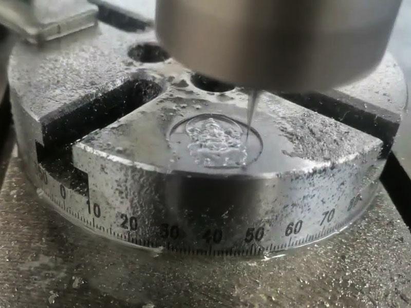 Precision CNC Mill for 3D Relief Engraving Stainless Steel