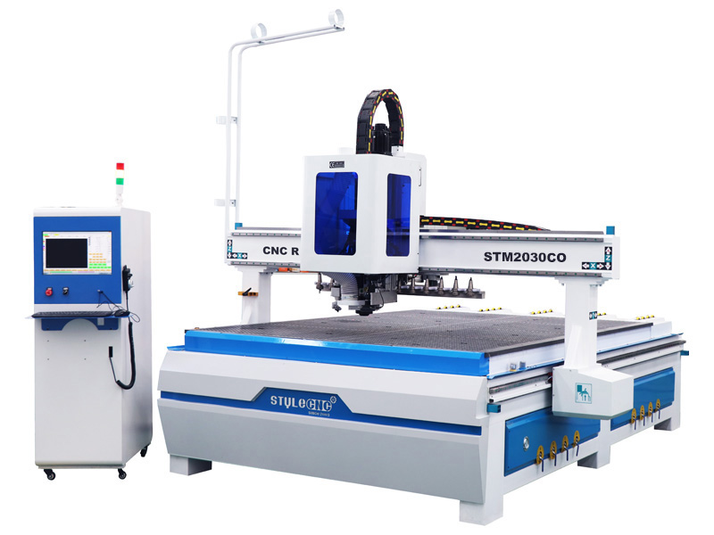 2022 Best ATC CNC Router with Oscillating Knife Cutter
