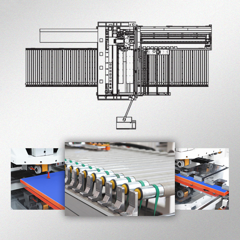 Automatic Six-Sided CNC Drilling Machine Features