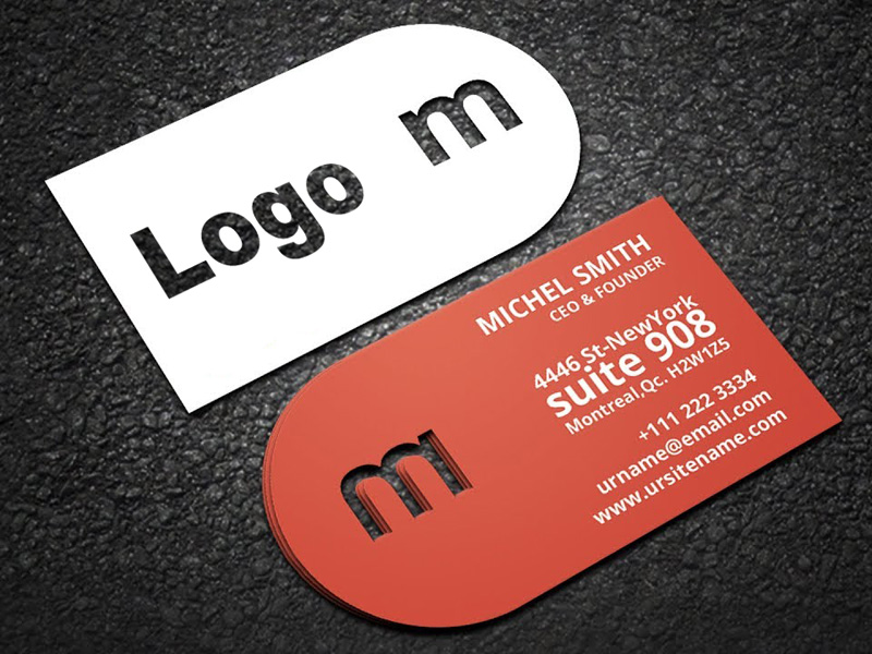 Laser Cut Paper Business Cards