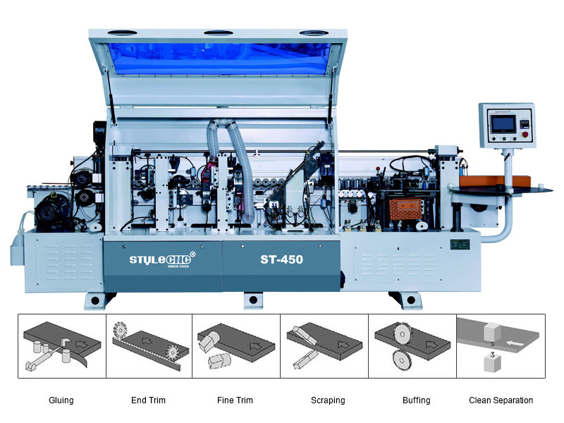 Automatic Edge Bander Machine with Trimmer