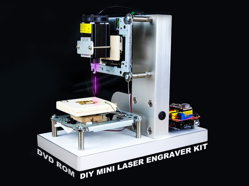 How to Make a Mini Laser Engraver Kit from DVD-ROM?