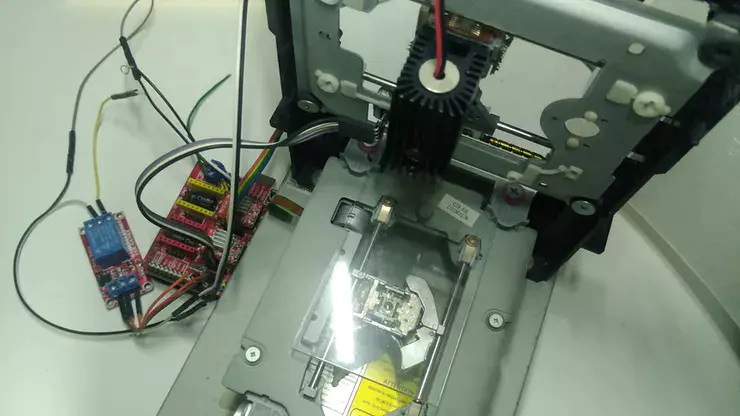 X, Y axis stepper motor motion mechanism