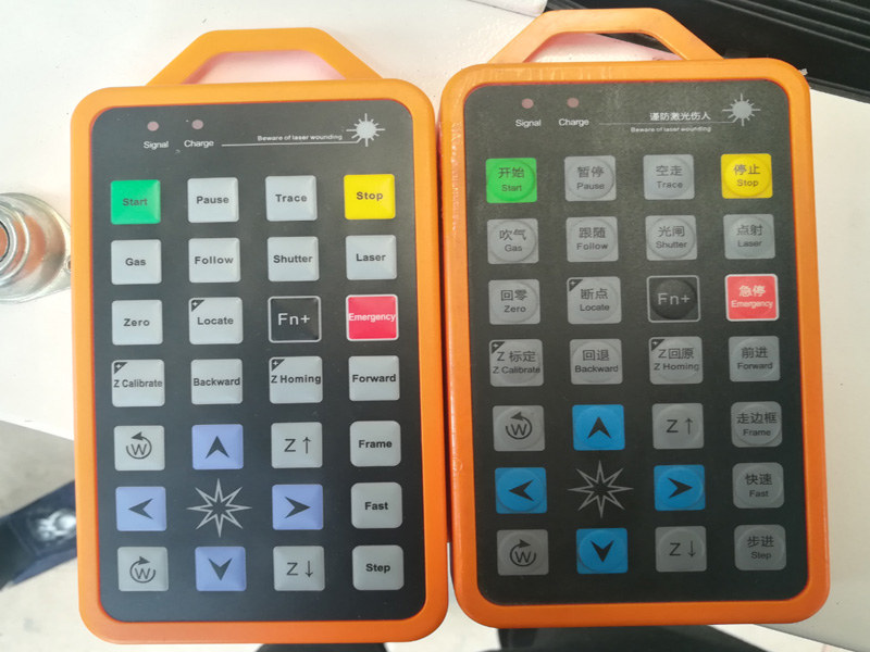 High-definition pad display with remote controller